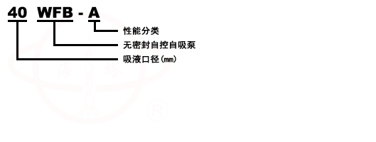 WFB型立式無(wú)密封自控自吸泵型號(hào)意義